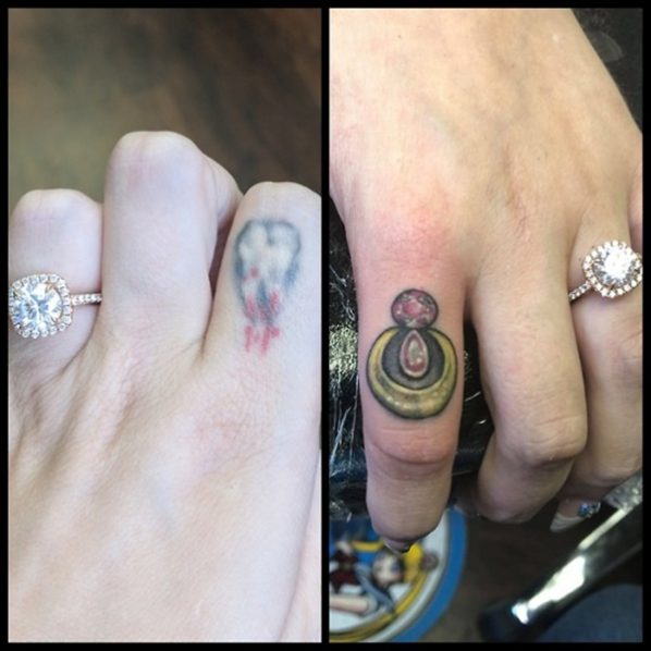 a ring cover up tattoo