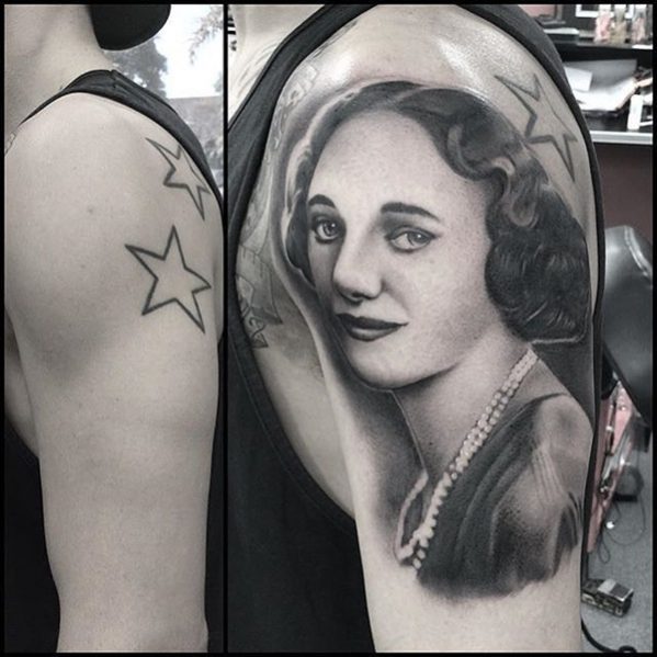 cover up tattoo black and white