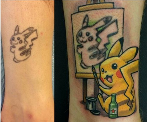 pikachu tattoo