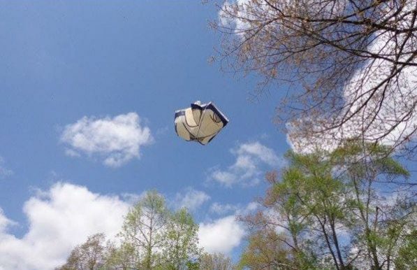 tent in the air