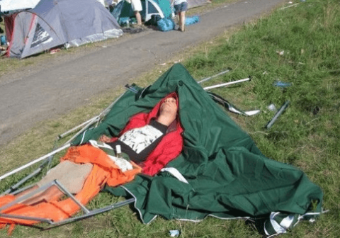 camping funny moment 